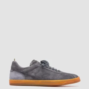 Clearance Officine Creative KARMA 015 - Grey Suede Low Top Sneakers AVION