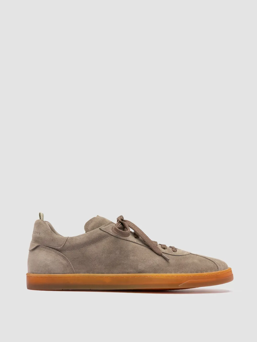 Outlet Officine Creative KARMA 015 - Taupe Suede Low Top Sneakers QUARZO