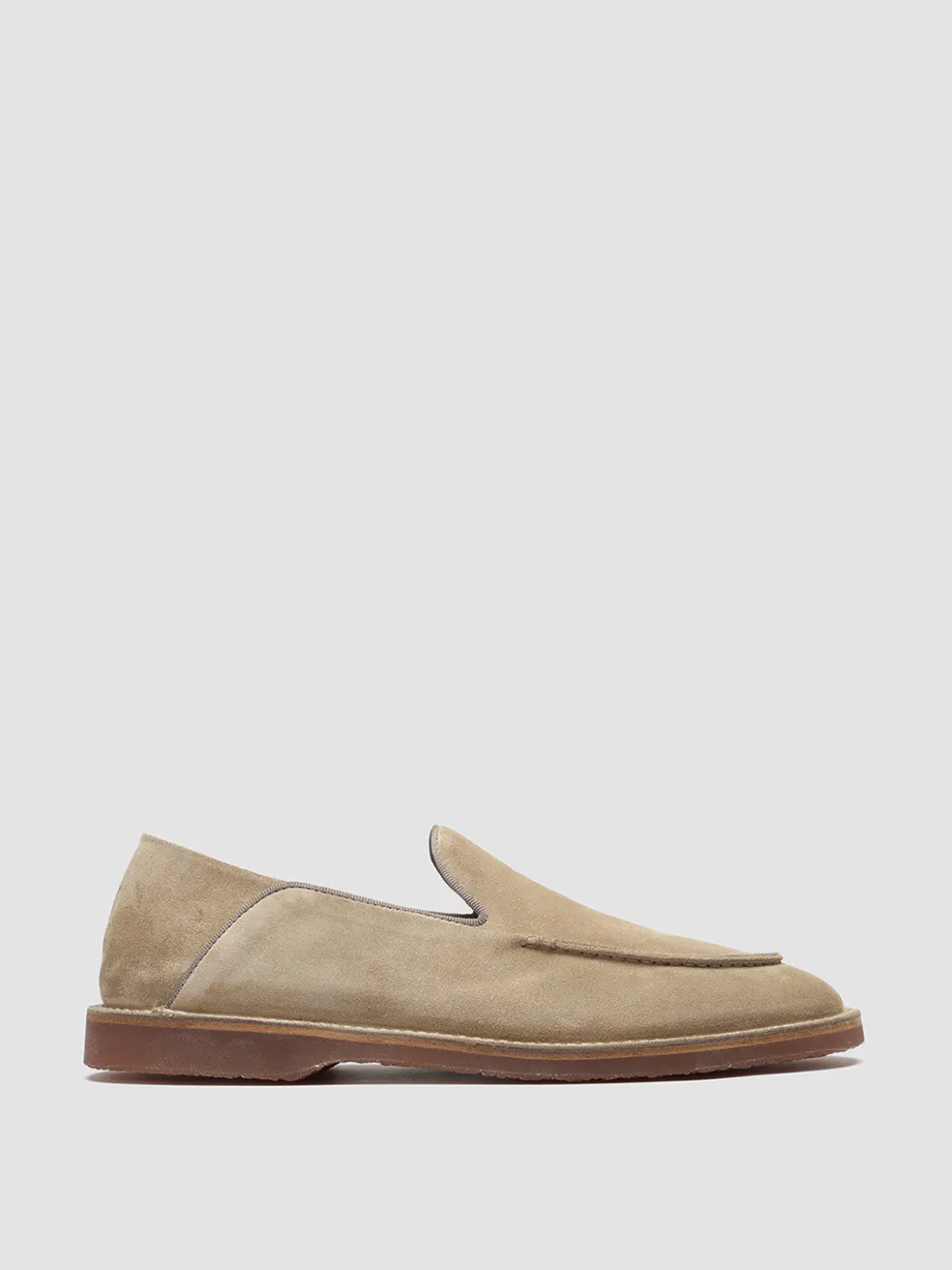Best Sale Officine Creative KENT 007 - Brown Suede Loafers CORK
