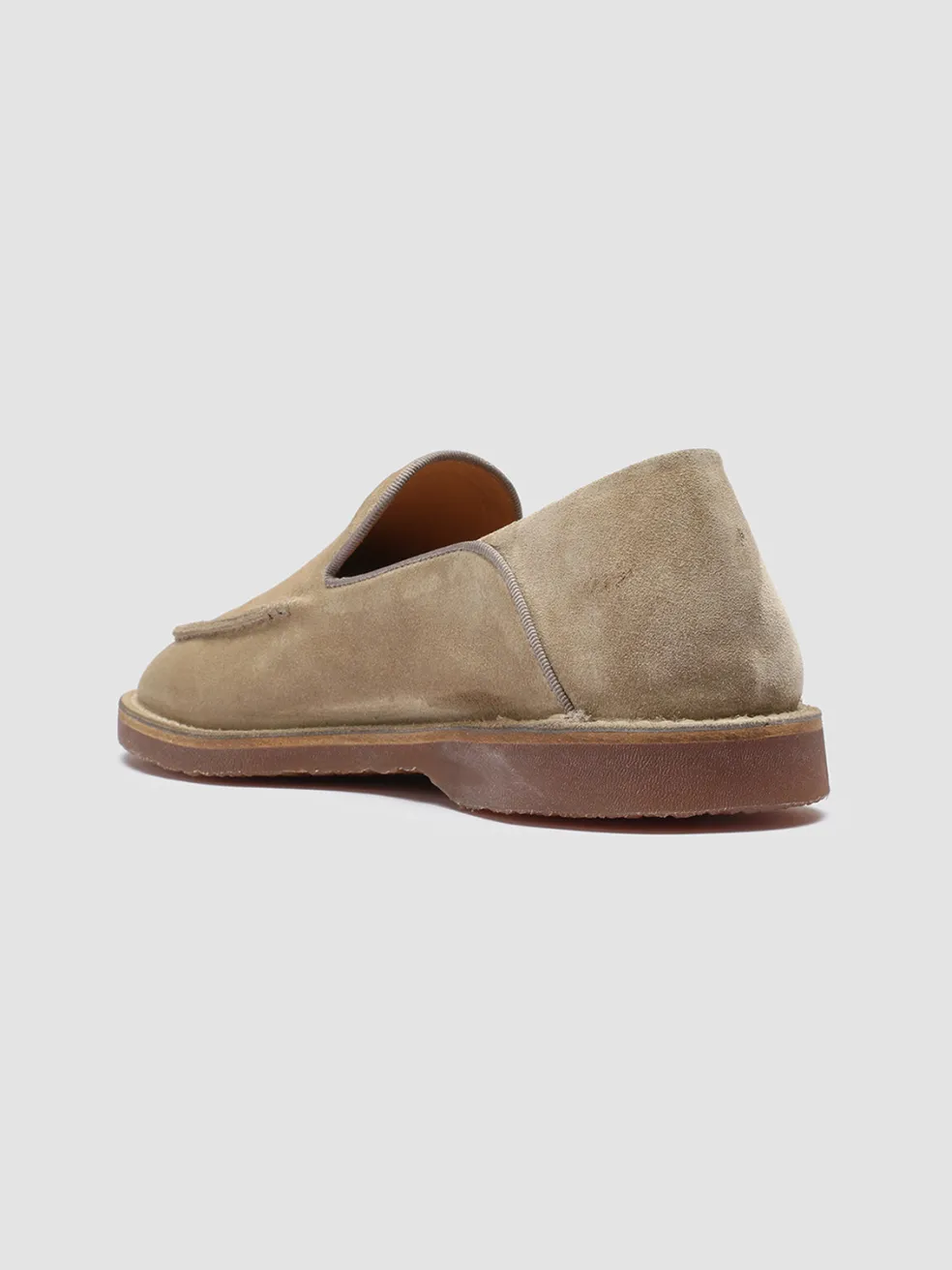 Best Sale Officine Creative KENT 007 - Brown Suede Loafers CORK