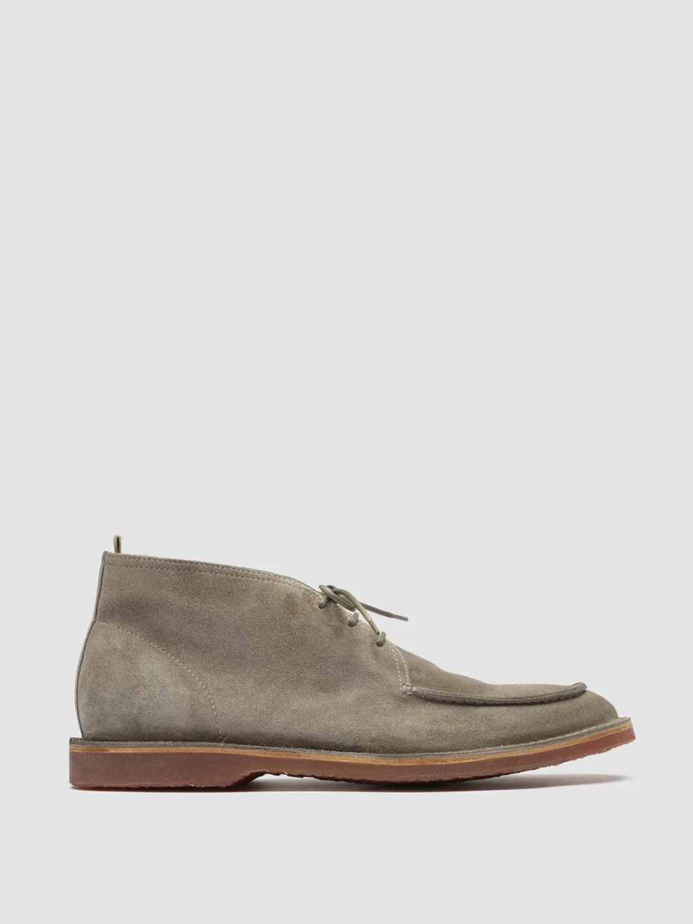 Cheap Officine Creative KENT 002 - Green Suede Ankle Boots BOSCO