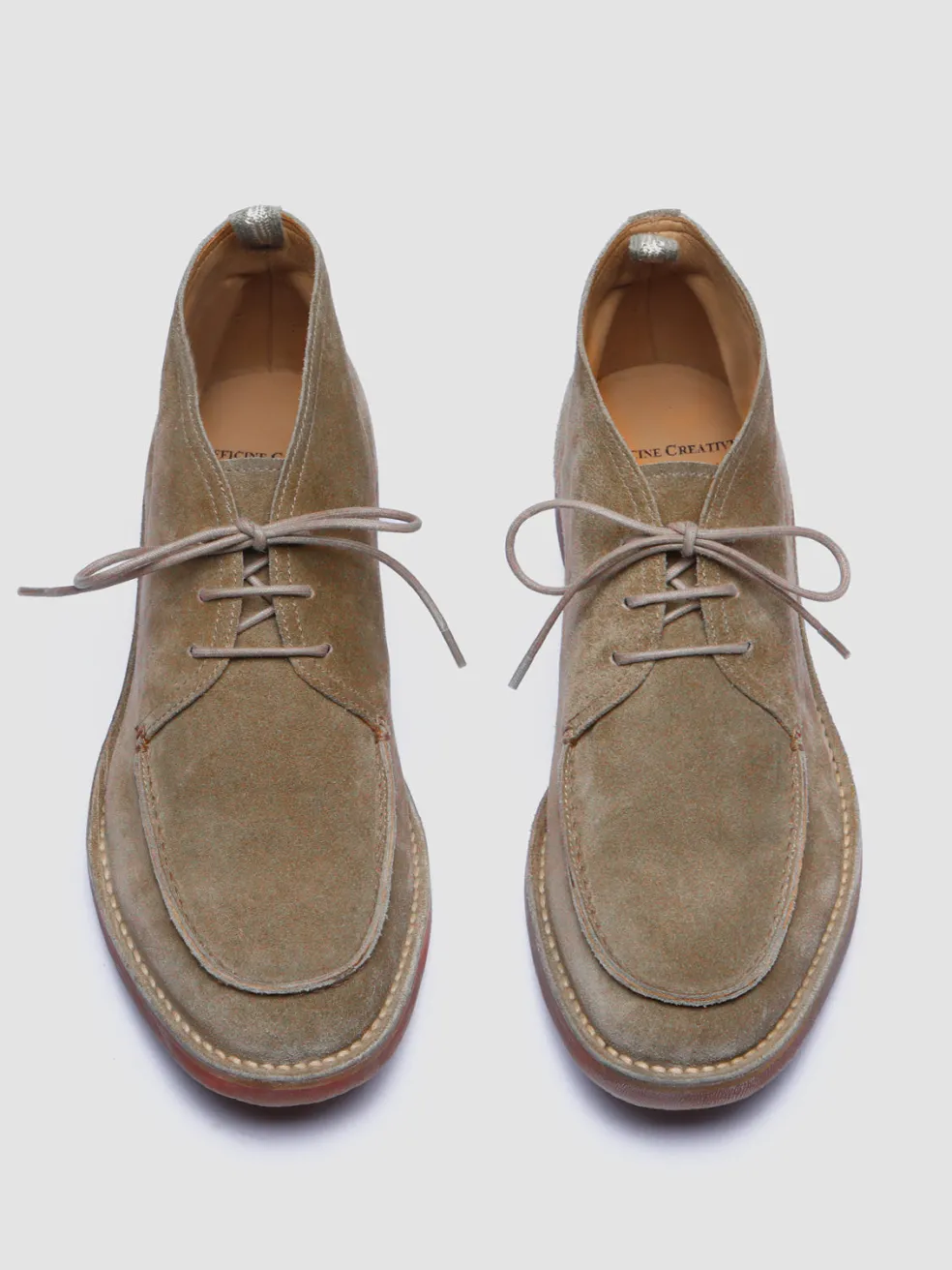 New Officine Creative KENT 002 - Suede Ankle Boots TAUPE