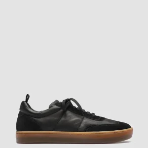 Online Officine Creative KOMBINED 001 - Leather Sneakers Latex Sole BLACK