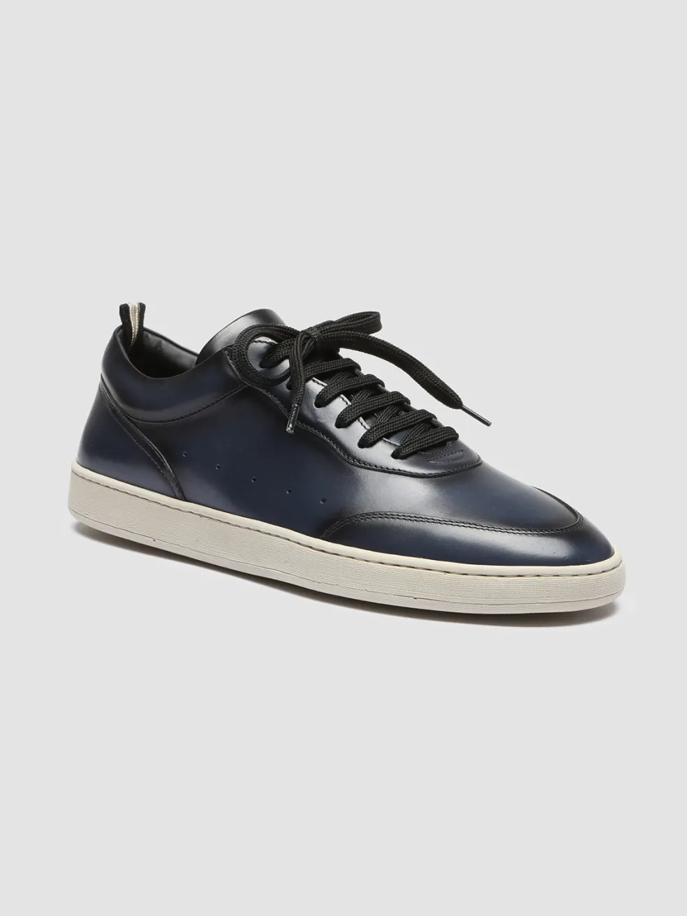 Cheap Officine Creative KRIS LUX 001 - Blue Leather Sneakers NAVY BLUE