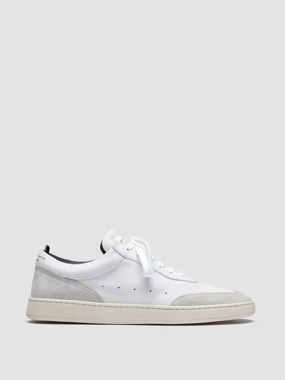 Hot Officine Creative KRIS LUX 001 - White Leather And Suede Sneakers WHITE/GREY