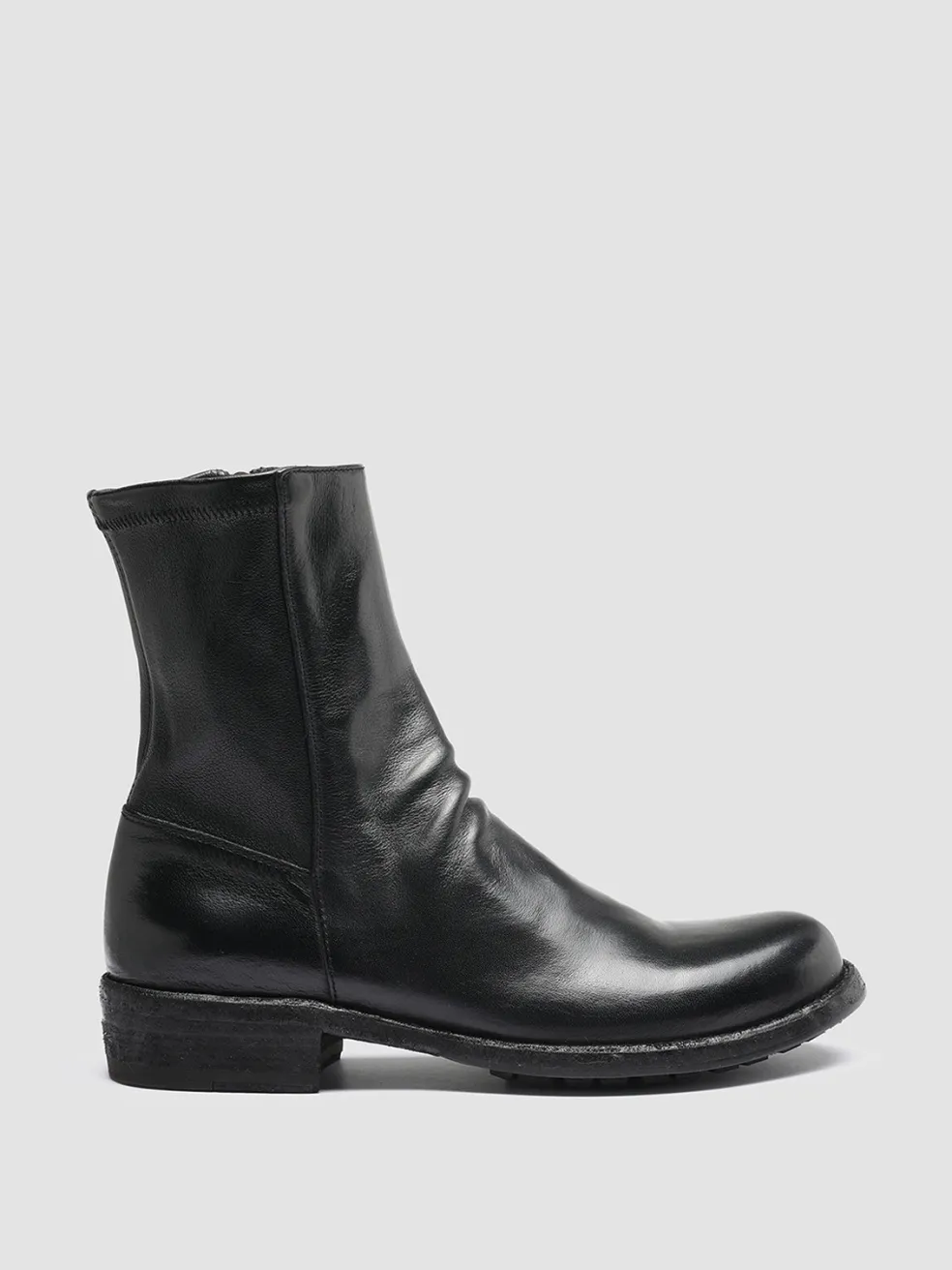 Online Officine Creative LEGRAND 203 - Leather Ankle Boots BLACK