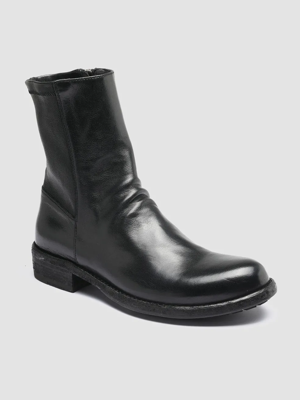 Online Officine Creative LEGRAND 203 - Leather Ankle Boots BLACK