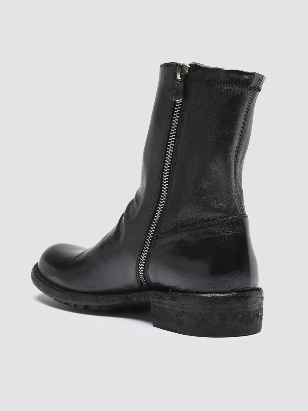 Online Officine Creative LEGRAND 203 - Leather Ankle Boots BLACK