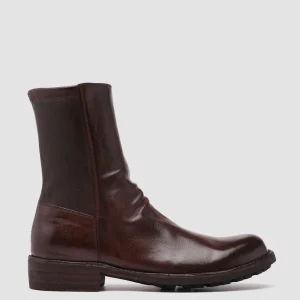 Flash Sale Officine Creative LEGRAND 203 - Brown Leather Booties OTTO