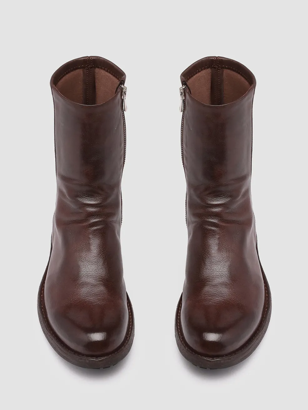 Flash Sale Officine Creative LEGRAND 203 - Brown Leather Booties OTTO
