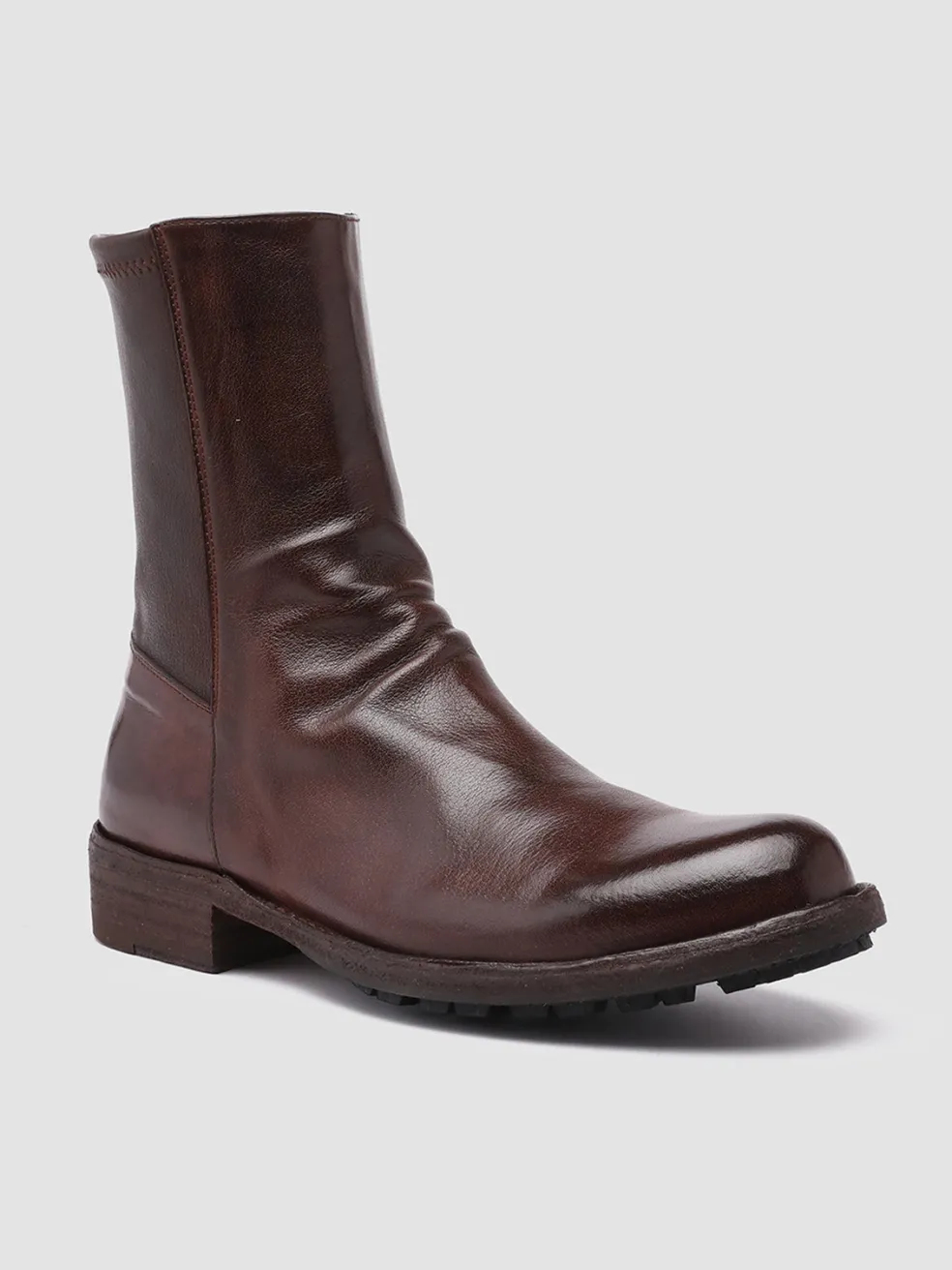 Flash Sale Officine Creative LEGRAND 203 - Brown Leather Booties OTTO