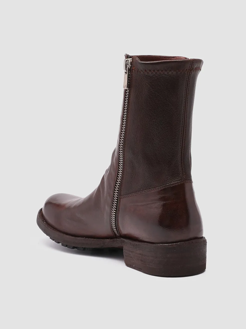 Flash Sale Officine Creative LEGRAND 203 - Brown Leather Booties OTTO