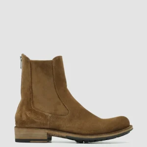 Online Officine Creative LEGRAND 229 - Suede Zip Boots LIGHT BROWN