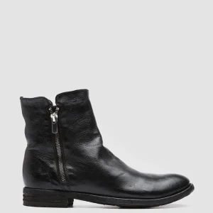 Cheap Officine Creative LEXIKON 097 - Leather Booties BLACK