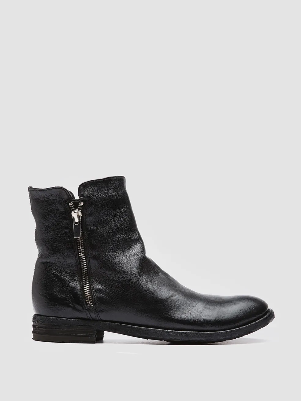 Cheap Officine Creative LEXIKON 097 - Leather Booties BLACK