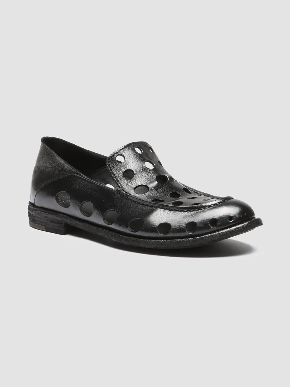 Online Officine Creative LEXIKON 542 - Leather Loafers BLACK