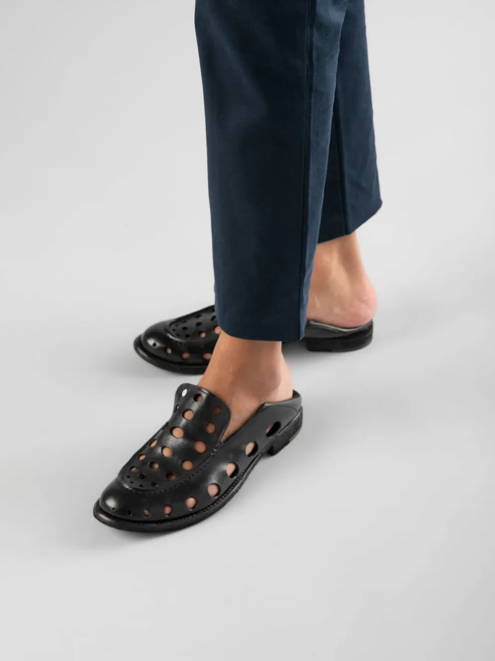 Online Officine Creative LEXIKON 542 - Leather Loafers BLACK