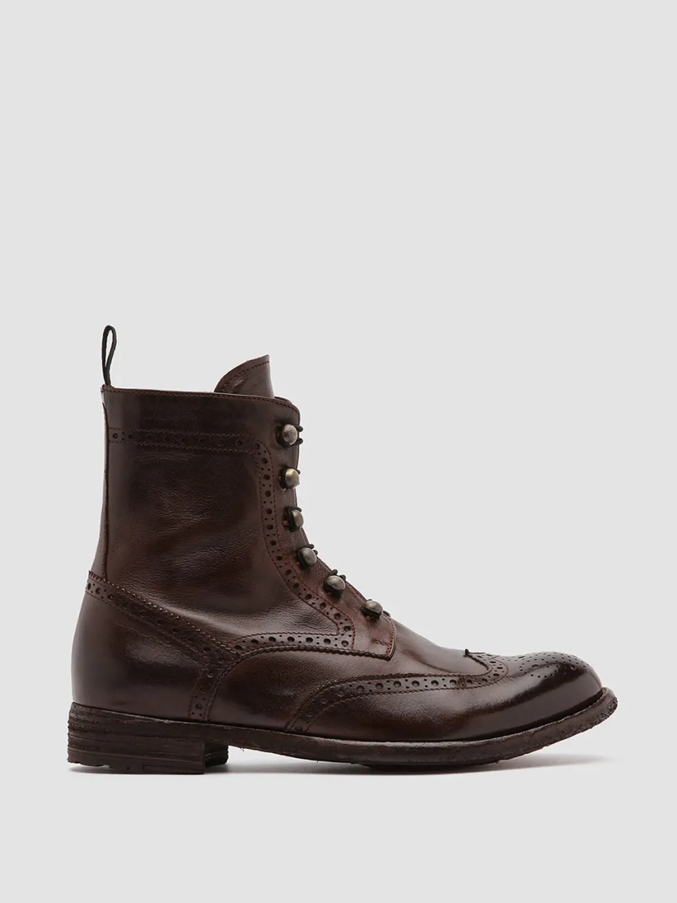 Best Sale Officine Creative LEXIKON 131 - Brown Leather Booties OTTO