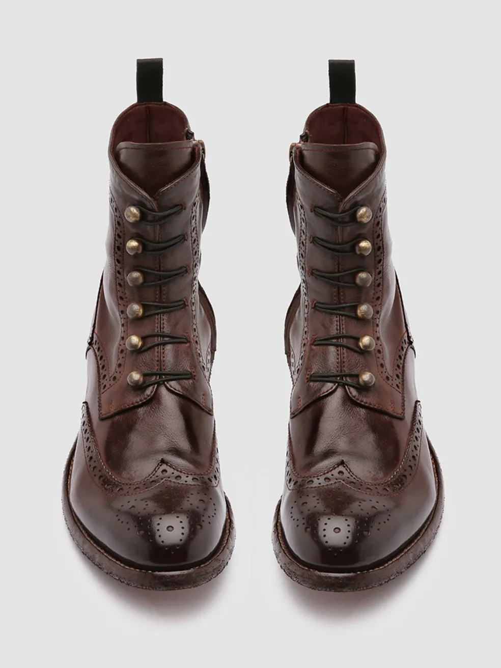 Best Sale Officine Creative LEXIKON 131 - Brown Leather Booties OTTO