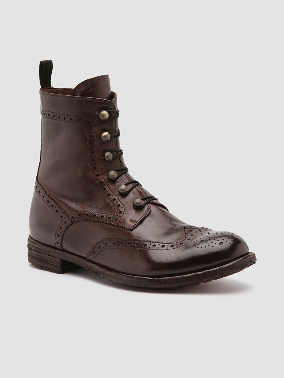 Best Sale Officine Creative LEXIKON 131 - Brown Leather Booties OTTO