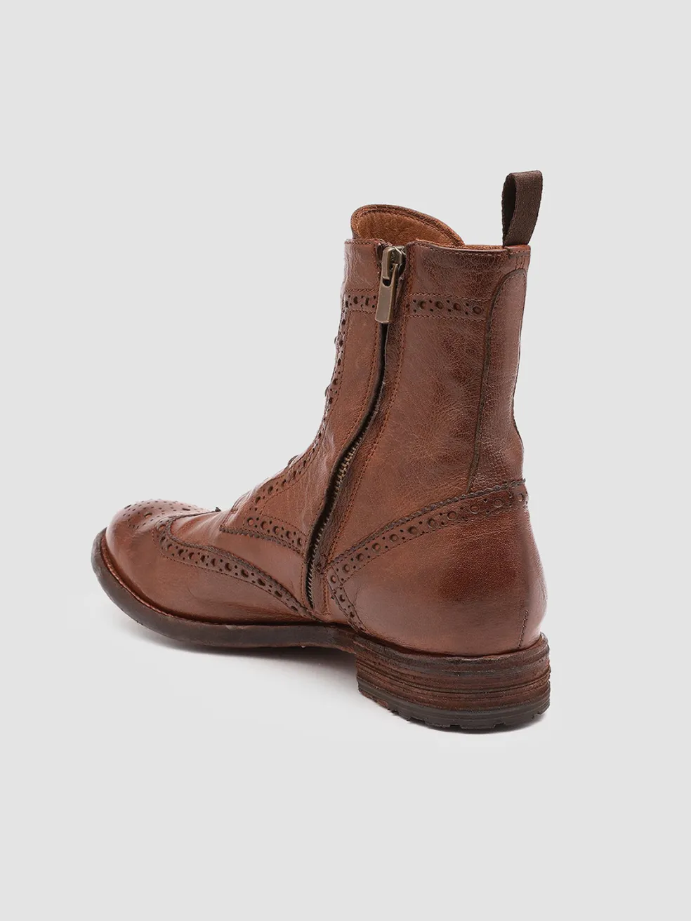 Cheap Officine Creative LEXIKON 131 - Brown Leather Booties SAUVAGE