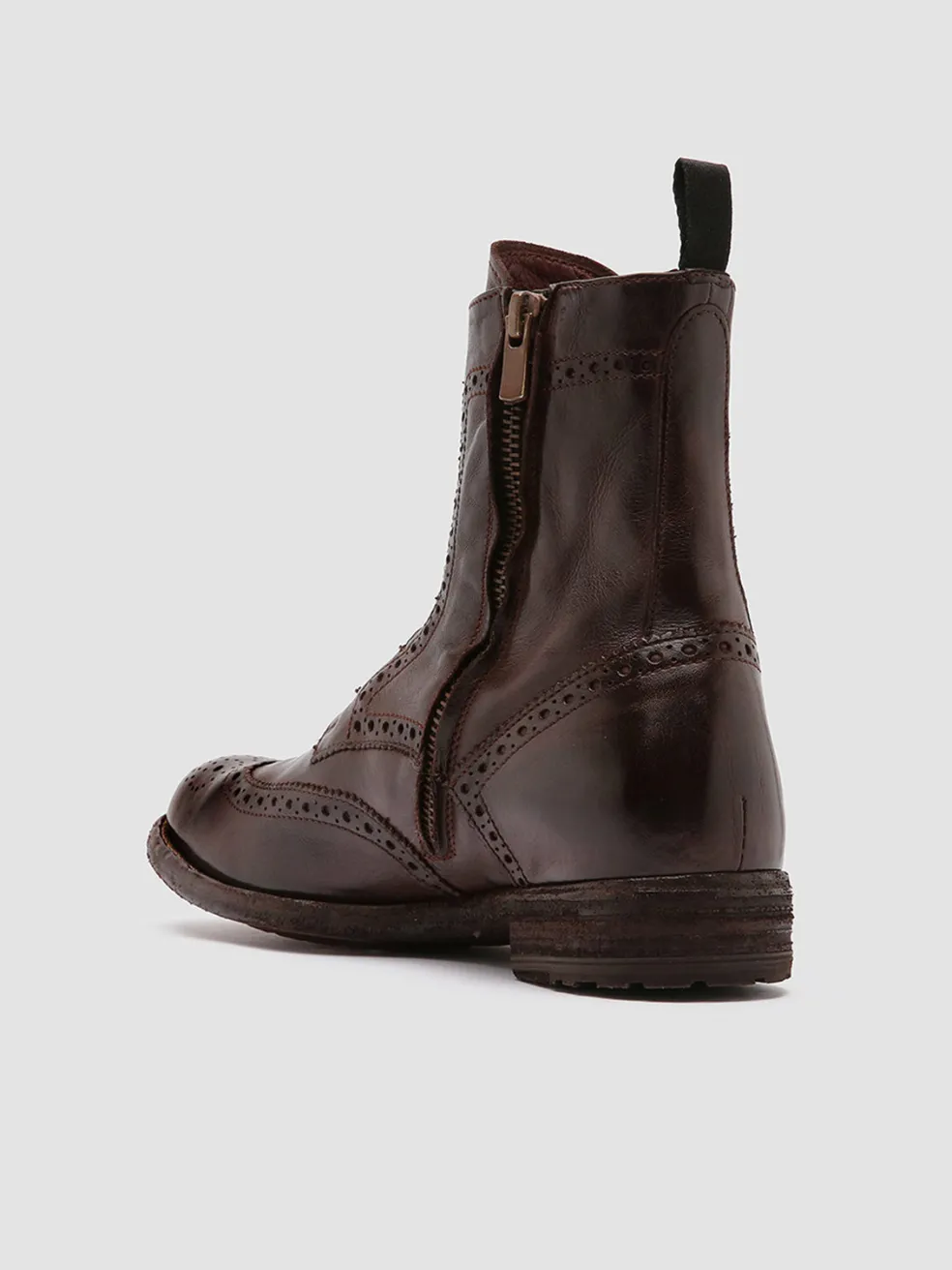 Best Sale Officine Creative LEXIKON 131 - Brown Leather Booties OTTO