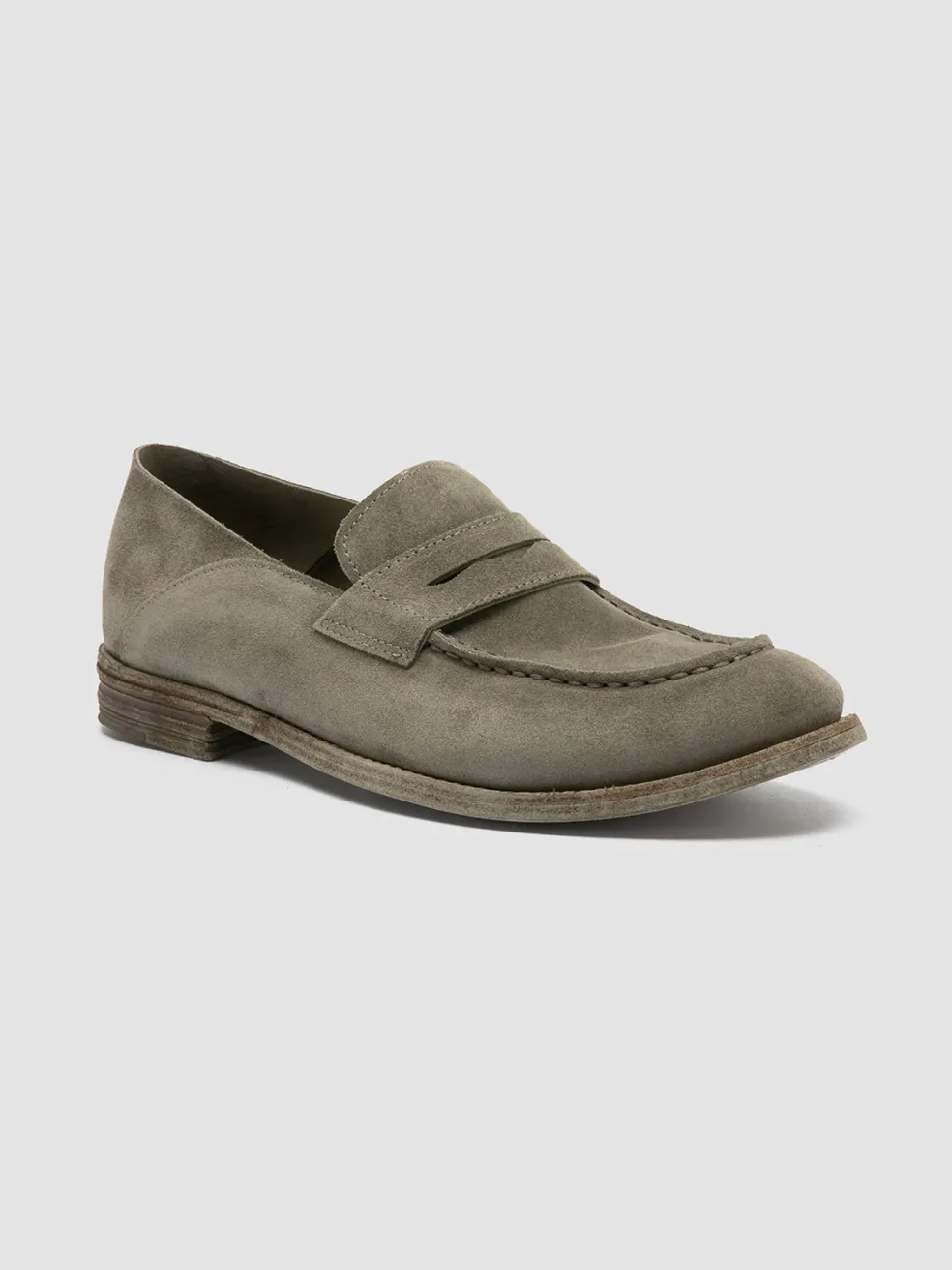 Outlet Officine Creative LEXIKON 516 - Suede Loafers GREEN
