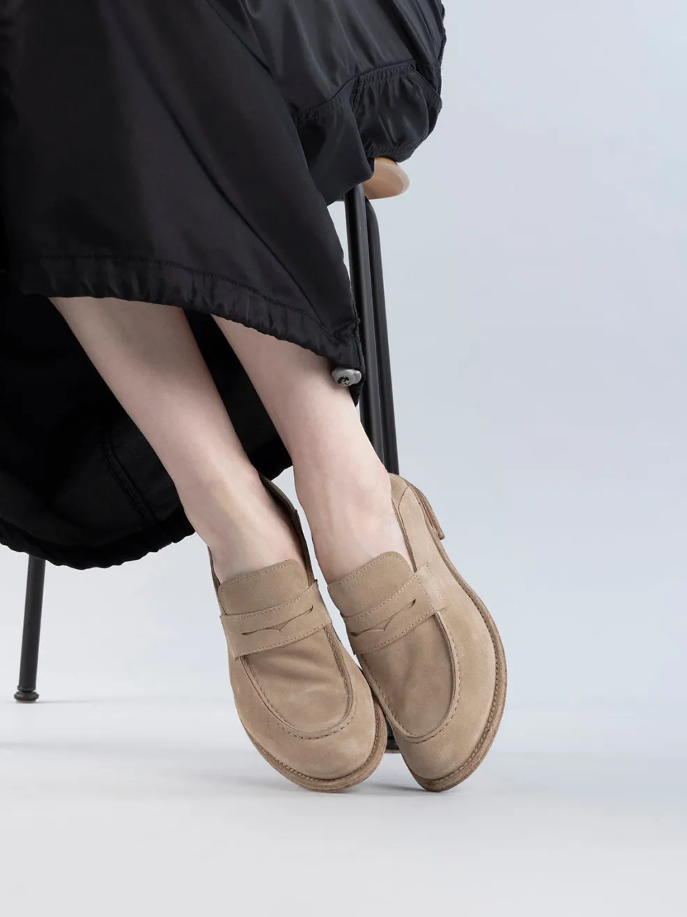 Outlet Officine Creative LEXIKON 516 - Suede Loafers GREEN