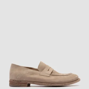 Best Sale Officine Creative LEXIKON 516 - Ivory Suede Loafers NUDE SPRING
