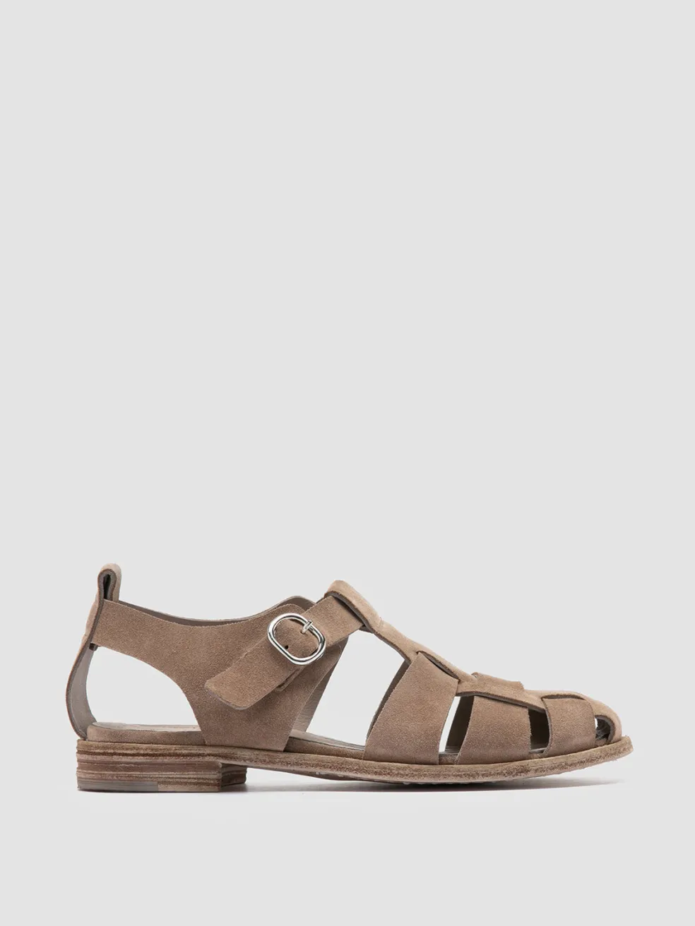 Online Officine Creative LEXIKON 536 - Taupe Suede Sandals ORICE