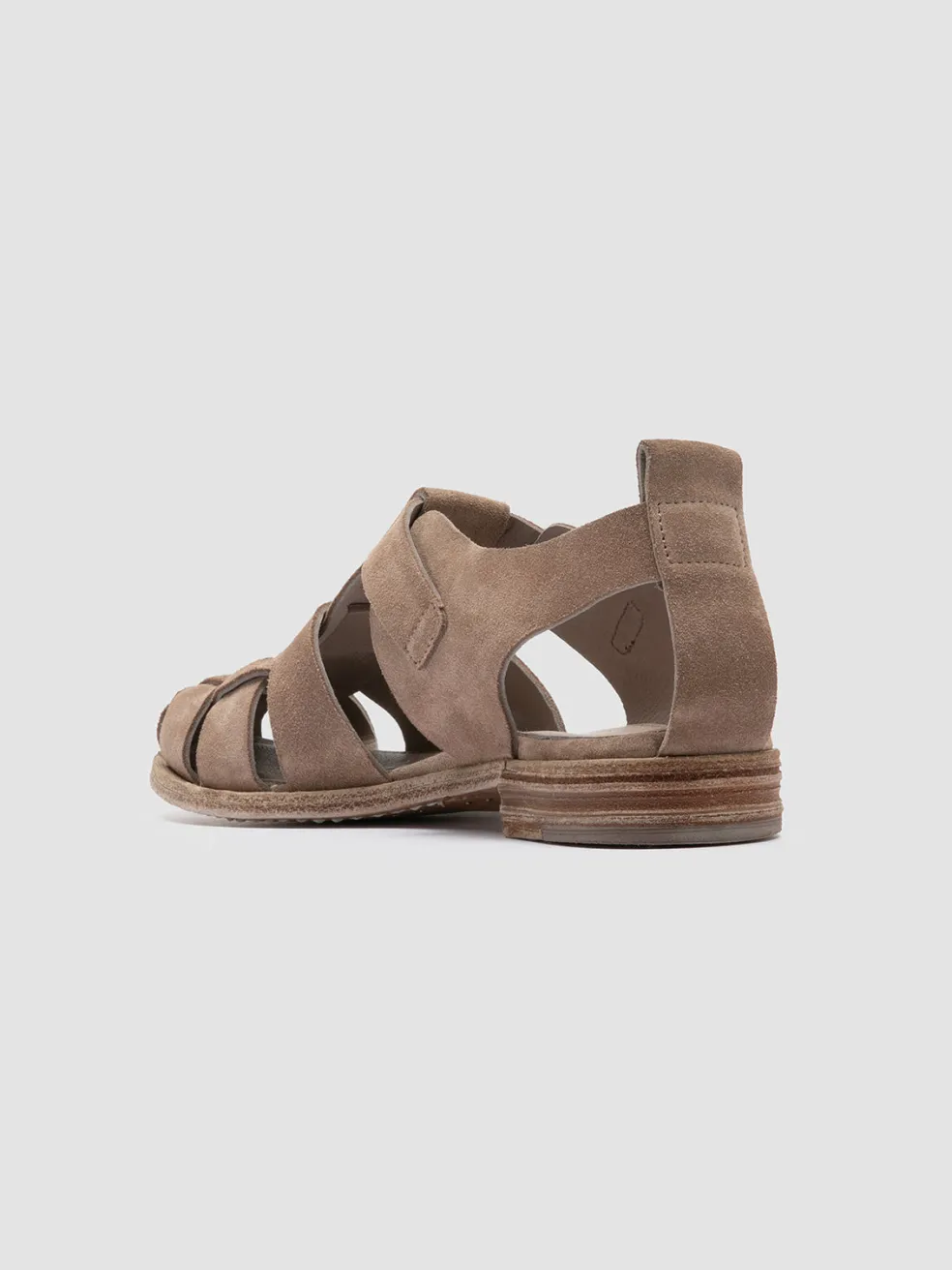 Online Officine Creative LEXIKON 536 - Taupe Suede Sandals ORICE
