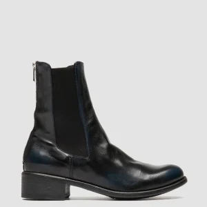 Discount Officine Creative LIS 003 - Blue Leather Chelsea Boots NAVYTONE/SUPERNERO