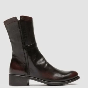 Flash Sale Officine Creative LIS 002 - Brown Leather Zipped Boots OTTO/TM25