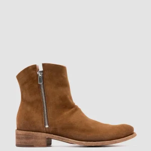Sale Officine Creative LISON 051 - Brown Suede Ankle Boots BIRRA