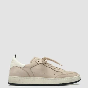 Online Officine Creative MAGIC 102 - Brown Suede And Leather Low Top Sneakers BEIGE/WHITE