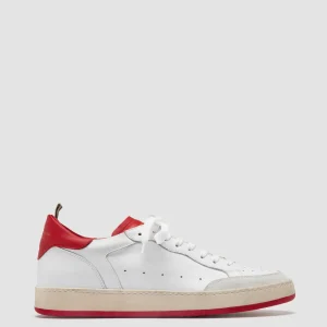 Hot Officine Creative MAGIC 008 - White Leather And Suede Low Top Sneakers MULTICOLOR