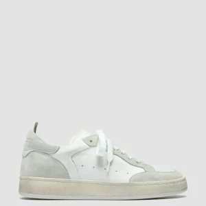 Best Officine Creative MAGIC 101 - White Leather And Suede Low Top Sneakers OFF WHITE
