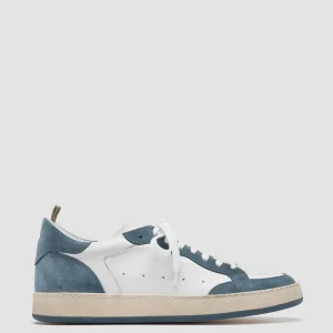 Hot Officine Creative MAGIC 001 - White Leather And Suede Low Top Sneakers MULTICOLOR