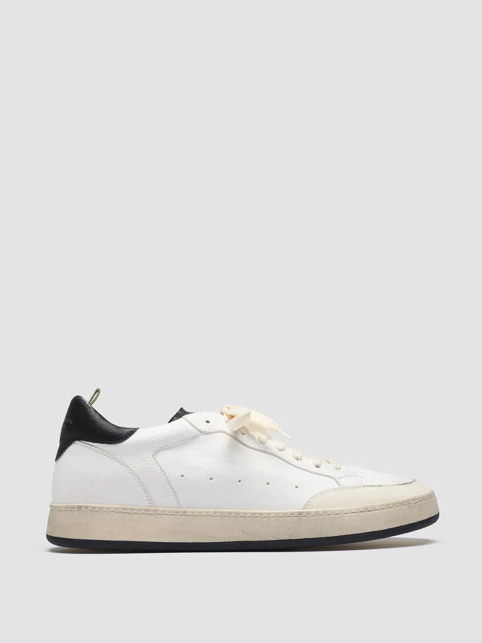 Online Officine Creative MAGIC 001 - White Leather And Suede Low Top Sneakers MULTICOLOR
