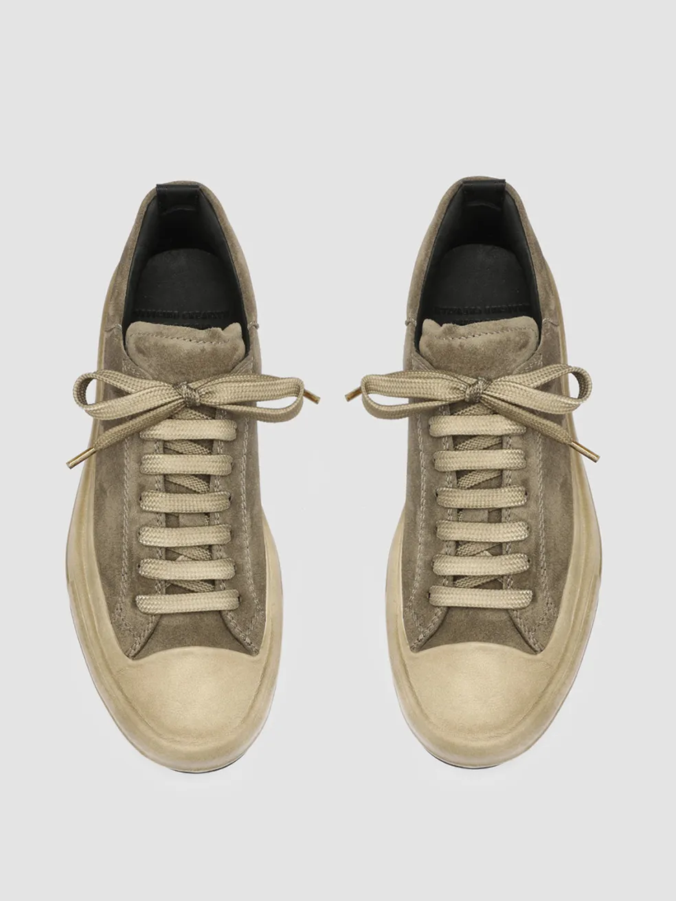 Sale Officine Creative MES 105 - Green Suede Sneakers BOSCO