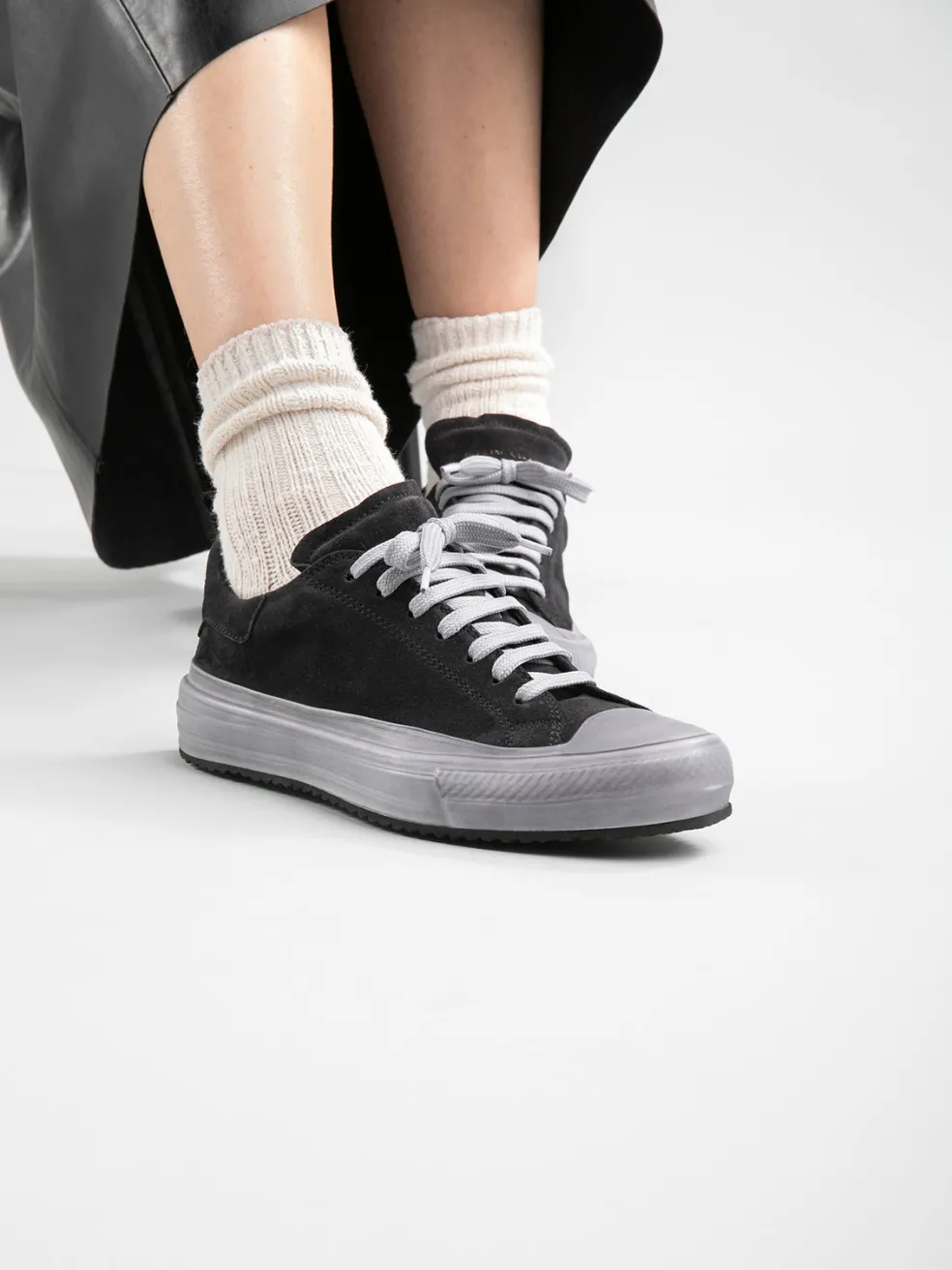 Sale Officine Creative MES 105 - Green Suede Sneakers BOSCO