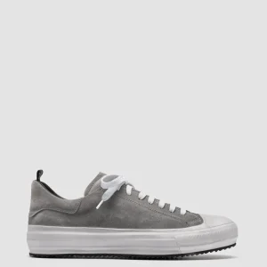Cheap Officine Creative MES 009 - Leather And Suede Low Top Sneakers GREY