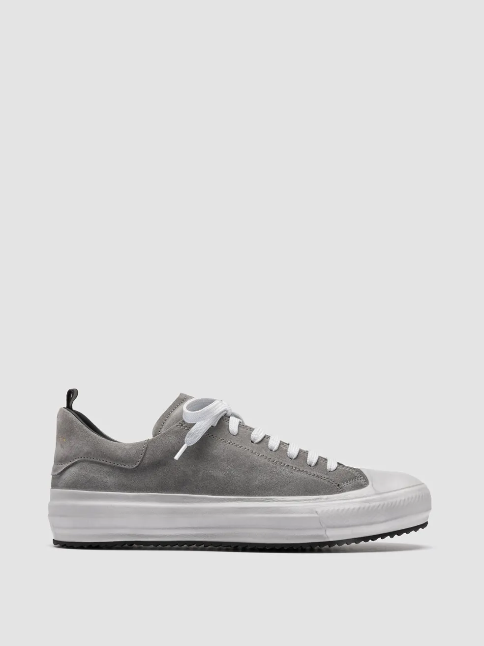 Cheap Officine Creative MES 009 - Leather And Suede Low Top Sneakers GREY