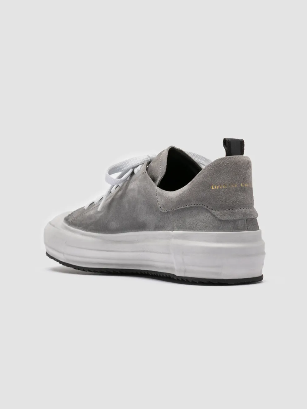 Cheap Officine Creative MES 009 - Leather And Suede Low Top Sneakers GREY
