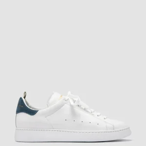 Clearance Officine Creative MOWER 002 - White Leather And Suede Low Top Sneakers MULTICOLOR
