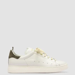 Hot Officine Creative MOWER 002 - White Leather And Suede Low Top Sneakers MULTICOLOR