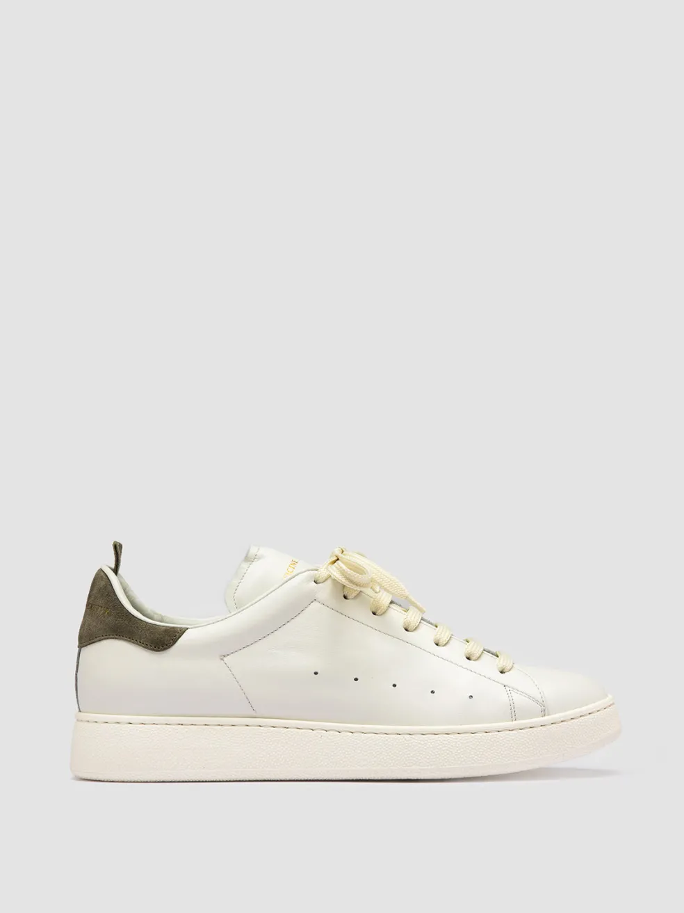 Hot Officine Creative MOWER 002 - White Leather And Suede Low Top Sneakers MULTICOLOR