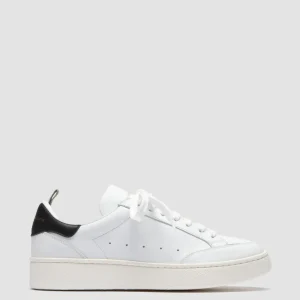 Hot Officine Creative MOWER 109 - White Leather Sneakers WHITE/BLACK