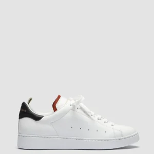 Flash Sale Officine Creative MOWER 005 - White Leather Sneakers WHITE/RUST/BLUPRINT