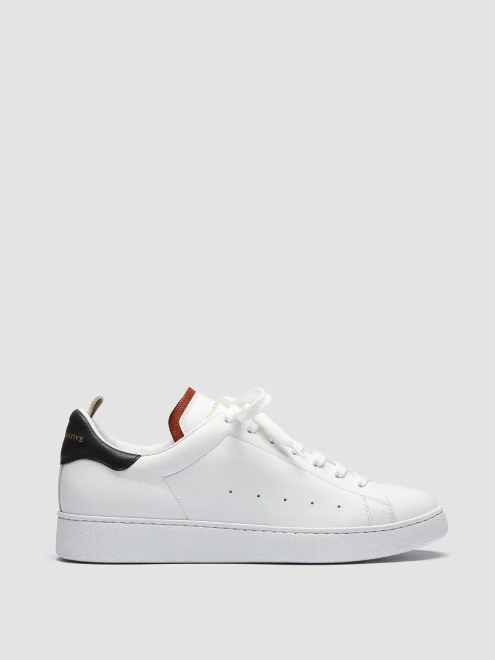 Flash Sale Officine Creative MOWER 005 - White Leather Sneakers WHITE/RUST/BLUPRINT